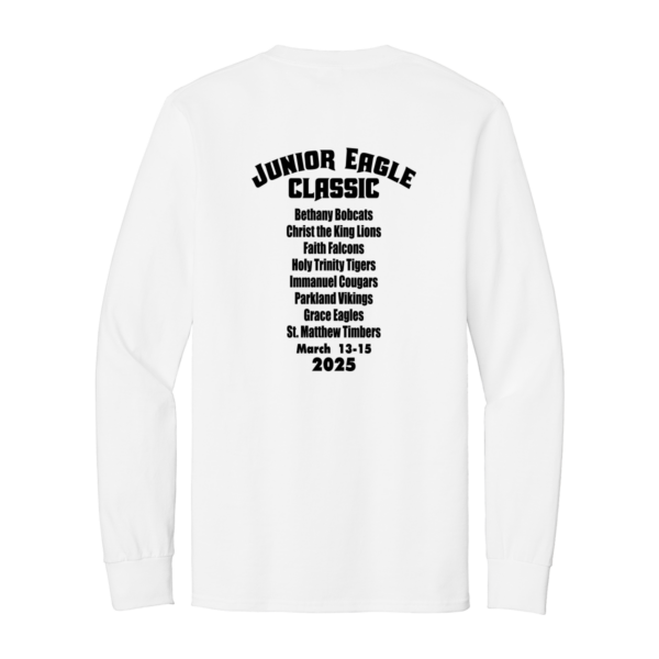 Junior Eagle Classic Long Sleeve Essential Tee - White