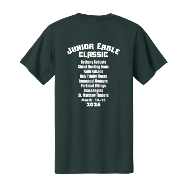 Junior Eagle Classic Essential Tee - Green w/ White