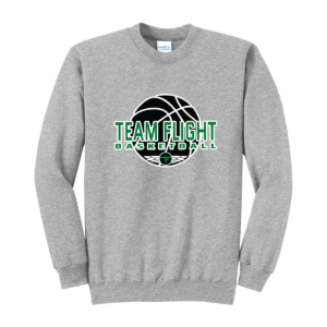 Team Flight Port & Company® Essential Fleece Crewneck Sweatshirt