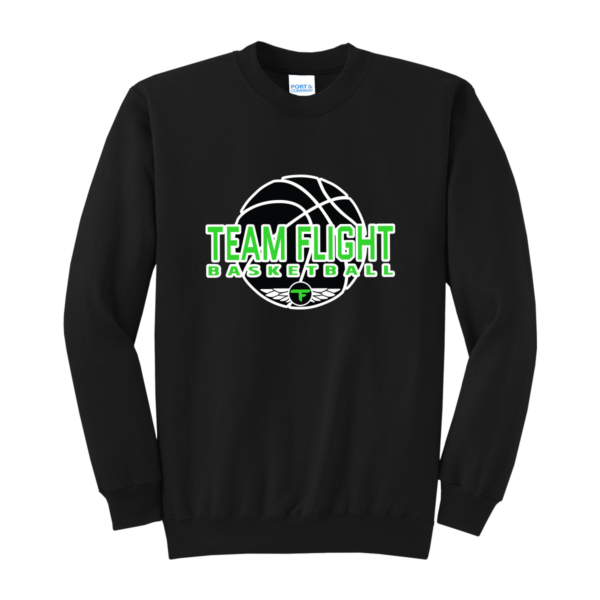 Team Flight Port & Company® Essential Fleece Crewneck Sweatshirt - Image 2
