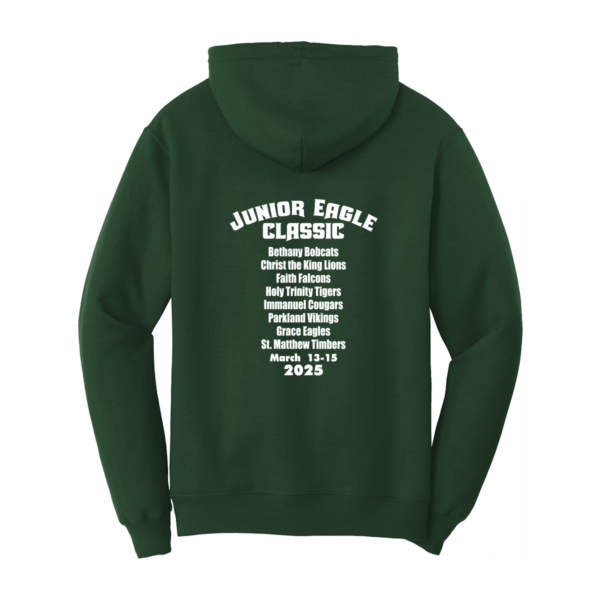 Junior Eagle Classic Core Fleece Pullover Hooded Sweatshirt - Green