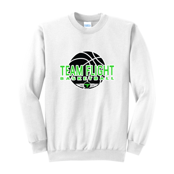 Team Flight Port & Company® Essential Fleece Crewneck Sweatshirt