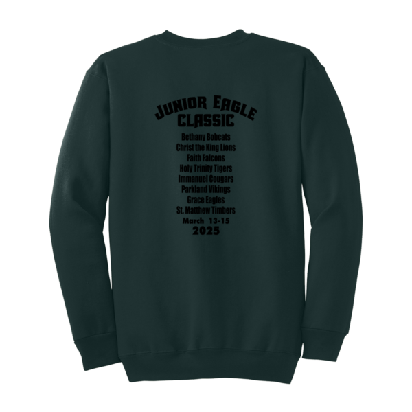 Junior Eagle Classic Essential Fleece Crewneck Sweatshirt - Green/Black