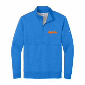 Hoopaholics Nike Club Fleece Sleeve Swoosh 1/2-Zip