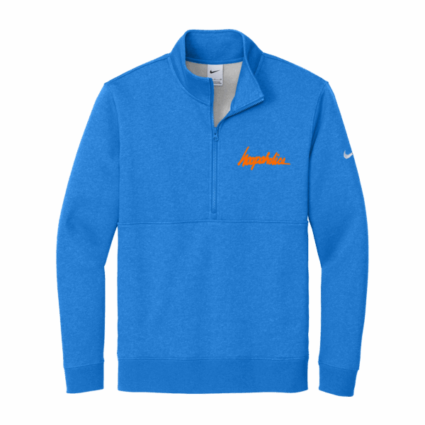 Hoopaholics Nike Club Fleece Sleeve Swoosh 1/2-Zip
