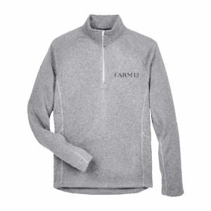 Farm 12 Parent Logo Unisex Bristol Sweater Fleece Quarter-Zip Pullover