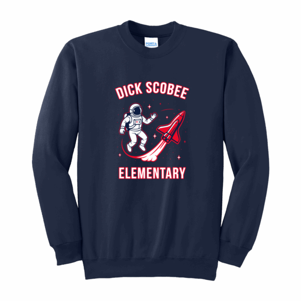 Dick Scobee Port & Co™ Essential Fleece Crewneck Sweatshirt - Image 2