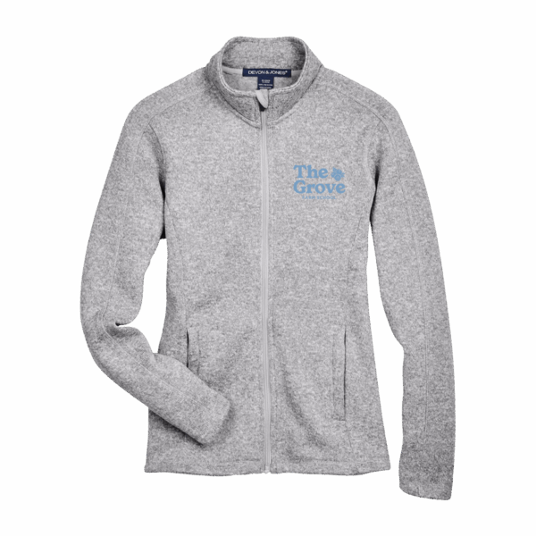 The Grove Women's Bristol Full-Zip Sweater Fleece Jacket