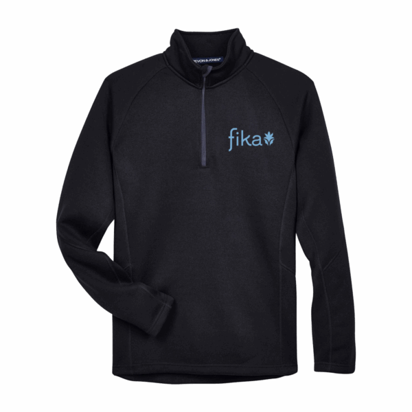 FIKA Unisex Bristol Sweater Fleece Quarter-Zip Pullover