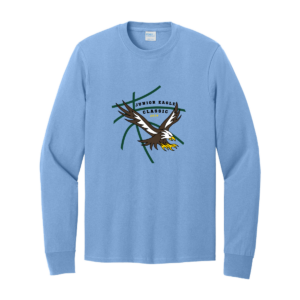 Junior Eagle Classic Port & Co™ Long Sleeve Core Cotton Tee