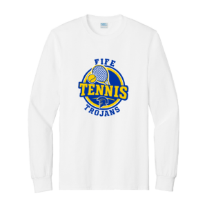 Fife Tennis Port & Co™ Easy Cotton Long Sleeve Tee